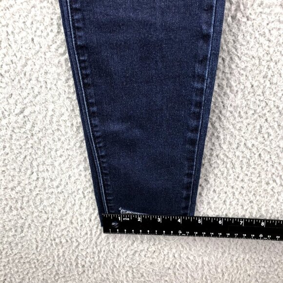 OLD NAVY Womens Size 4 Rockstar Raw/Cut Hem Dark Wash Ankle Jegging Jeans NEW - Picture 16 of 16